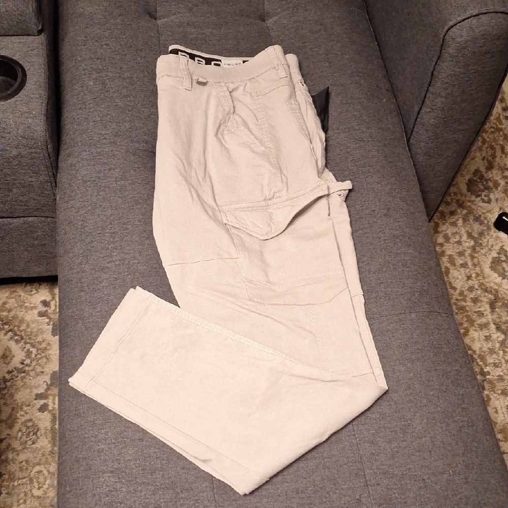 Men's Cargo Pants in Light Gray